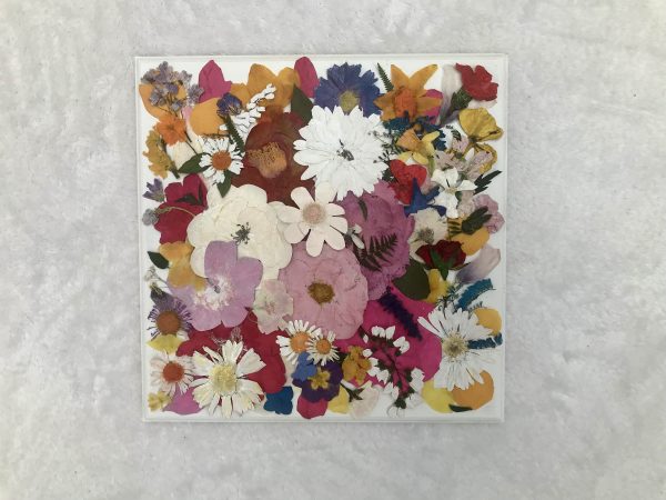 Add this item to your main order                                                              Floral Block 6 x 6 in - Image 2